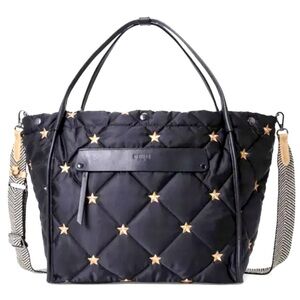 MZ Wallace Madison Large Star Quilted Shopper Tote Bag